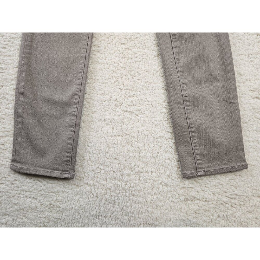 Ann Taylor Jeans Women's 4 Petite Tan The Skinny Modern Fit Faux‎ Leather Pocket - Picture 14 of 16
